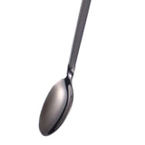 Maxbell Stainless Steel Utensils Coffee Tea Dessert Spoon Fork Black Spoon