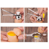Maxbell Stainless Steel Soft Egg Shell Topper Cutter Opener Remover Kitchen Gadget S
