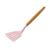 Maxbell Silicone Kitchenware Silicone Cooking Utensil with Wood Handle For Kitchen A