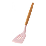 Maxbell Silicone Kitchenware Silicone Cooking Utensil with Wood Handle For Kitchen A