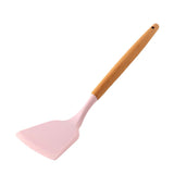 Maxbell Silicone Kitchenware Silicone Cooking Utensil with Wood Handle For Kitchen B