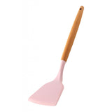 Maxbell Silicone Kitchenware Silicone Cooking Utensil with Wood Handle For Kitchen B