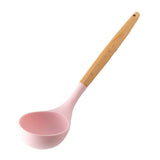 Maxbell Silicone Kitchenware Silicone Cooking Utensil with Wood Handle For Kitchen C