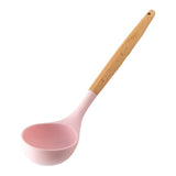 Maxbell Silicone Kitchenware Silicone Cooking Utensil with Wood Handle For Kitchen C