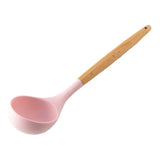 Maxbell Silicone Kitchenware Silicone Cooking Utensil with Wood Handle For Kitchen C