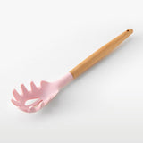 Maxbell Silicone Kitchenware Silicone Cooking Utensil with Wood Handle For Kitchen D