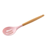 Maxbell Silicone Kitchenware Silicone Cooking Utensil with Wood Handle For Kitchen E