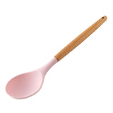 Maxbell Silicone Kitchenware Silicone Cooking Utensil with Wood Handle For Kitchen F
