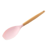 Maxbell Silicone Kitchenware Silicone Cooking Utensil with Wood Handle For Kitchen H
