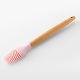 Maxbell Silicone Kitchenware Silicone Cooking Utensil with Wood Handle For Kitchen I