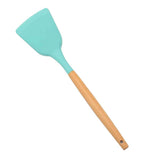 Maxbell Kitchenware Silicone Cooking Utensil with Wood Handle For Kitchen Type 2