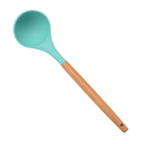Maxbell Kitchenware Silicone Cooking Utensil with Wood Handle For Kitchen Type 3