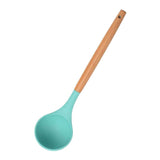 Maxbell Kitchenware Silicone Cooking Utensil with Wood Handle For Kitchen Type 3