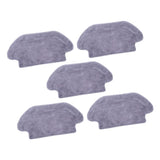 Maxbell 5pcs Sweeping Robot Accessories Wet Mop Cloth Vacuum Cleaner Replacement