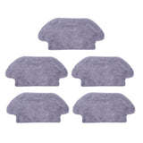 Maxbell 5pcs Sweeping Robot Accessories Wet Mop Cloth Vacuum Cleaner Replacement