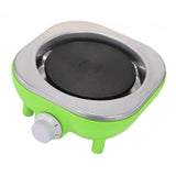 Maxbell Mini Electric Stove Home Travel Hot Plate Burner Heater 220V 500W 50HZ Green