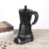 Maxbell 300ml Household Electric Mocha Pot 300ml Stainless Steel Coffee Maker