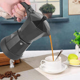 Maxbell 300ml Household Electric Mocha Pot 300ml Stainless Steel Coffee Maker