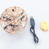 Maxbell Flying Helicopter Mini Drone UFO RC Infrared Induction Aircraft Quadcopter