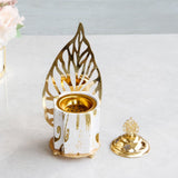 Maxbell Vintage Gold Incense Burner Creative Luxury Home Incense Burner White Gold