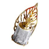 Maxbell Vintage Gold Incense Burner Creative Luxury Home Incense Burner Grey Gold