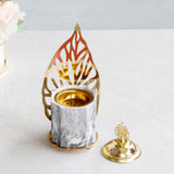 Maxbell Vintage Gold Incense Burner Creative Luxury Home Incense Burner Grey Gold