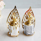 Maxbell Vintage Gold Incense Burner Creative Luxury Home Incense Burner Grey Gold