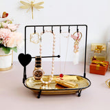 Maxbell Jewelry Organizer Stand Ceramic Jewelry Holder Table Jewelry Display Rack C