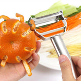 Maxbell Fruit Vegetable Peeling Tool Stainless Steel Grater Handheld Kitchen Gadget