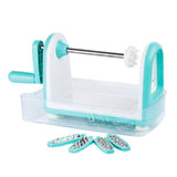 Maxbell Multi-functional Vegetable Hand-Operated Spiral Slicer Cutter 4 Blades