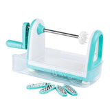 Maxbell Multi-functional Vegetable Hand-Operated Spiral Slicer Cutter 4 Blades