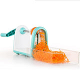 Maxbell Multi-functional Vegetable Hand-Operated Spiral Slicer Cutter 4 Blades