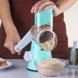Maxbell Vegetable Cutter Shredder Cheese Grater Multi-function Kitchen Gadgets Blue