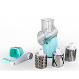 Maxbell Vegetable Cutter Shredder Cheese Grater Multi-function Kitchen Gadgets Blue