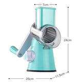 Maxbell Vegetable Cutter Shredder Cheese Grater Multi-function Kitchen Gadgets Blue