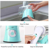 Maxbell Vegetable Cutter Shredder Cheese Grater Multi-function Kitchen Gadgets Blue