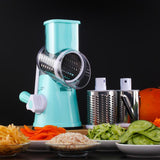 Maxbell Vegetable Cutter Shredder Cheese Grater Multi-function Kitchen Gadgets Blue