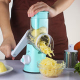 Maxbell Vegetable Cutter Shredder Cheese Grater Multi-function Kitchen Gadgets Blue