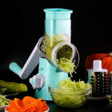 Maxbell Vegetable Cutter Shredder Cheese Grater Multi-function Kitchen Gadgets Blue