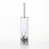 Maxbell 6pcs Bathroom Accessories Soap Dish Lotion Dispenser Toothbrush Holder-Deer