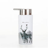 Maxbell 6pcs Bathroom Accessories Soap Dish Lotion Dispenser Toothbrush Holder-Deer