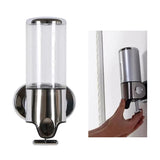 Maxbell Bathroom Wall Mount Soap Dispenser Shower Shampoo Container 500ml Clear