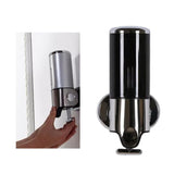 Maxbell Bathroom Wall Mount Soap Dispenser Shower Shampoo Container 500ml Black