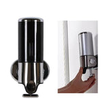 Maxbell Bathroom Wall Mount Soap Dispenser Shower Shampoo Container 500ml Black