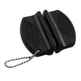 Maxbell Mini Ceramic Rod Tungsten Steel Knife Sharpener Small Sharpening Tool Black