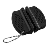 Maxbell Mini Ceramic Rod Tungsten Steel Knife Sharpener Small Sharpening Tool Black