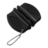Maxbell Mini Ceramic Rod Tungsten Steel Knife Sharpener Small Sharpening Tool Black