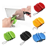 Maxbell Mini Ceramic Rod Tungsten Steel Knife Sharpener Small Sharpening Tool Black