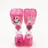 Maxbell 3 Min Sand Timer Cooking Clock Decorative Hourglass Home Decor Pink Kids Toy