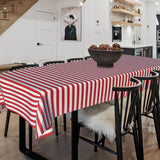 Maxbell Disposable Table Cloth Covers Wedding Party Tablecloths Red Stripe